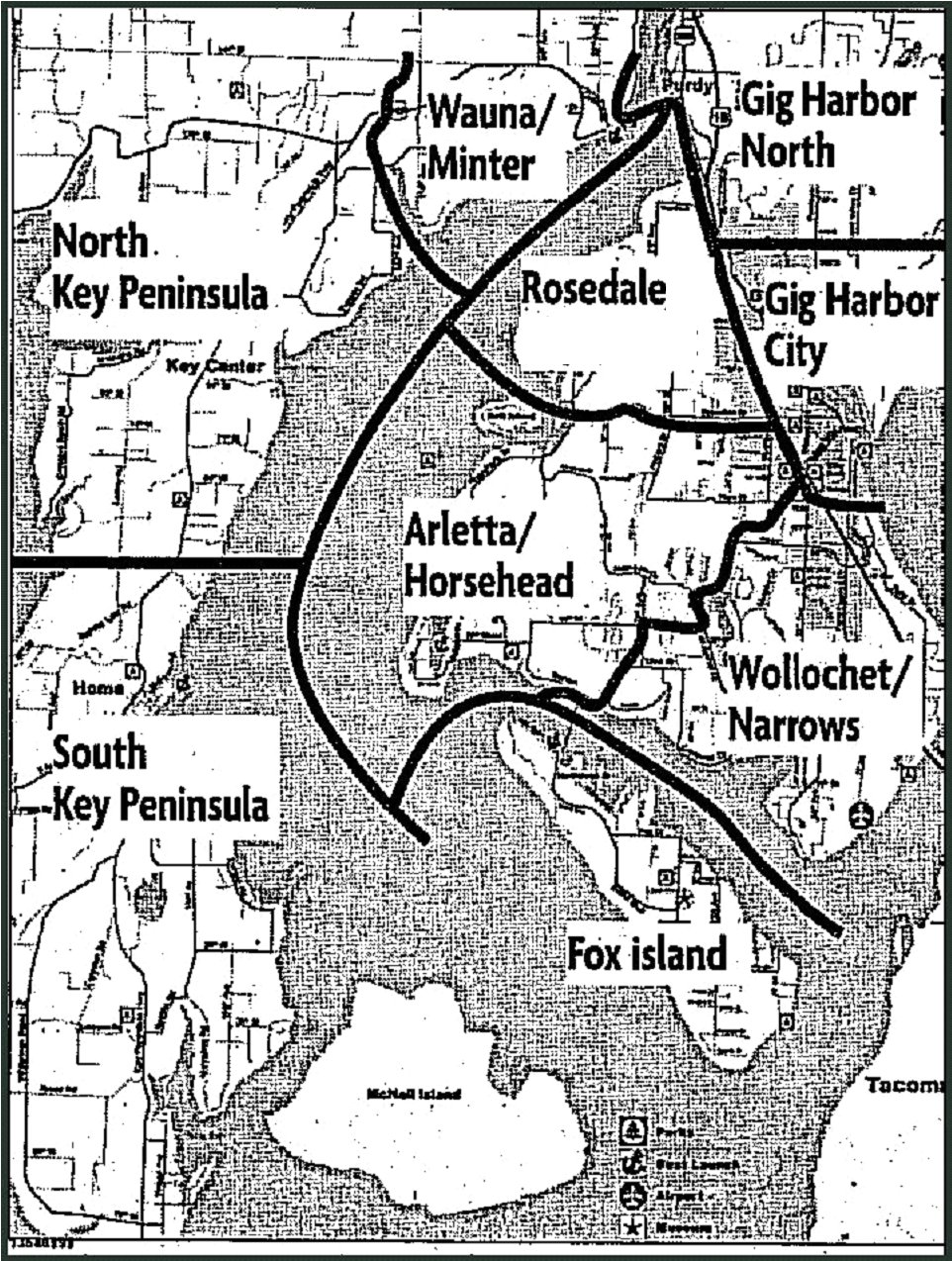 MLS area map by area